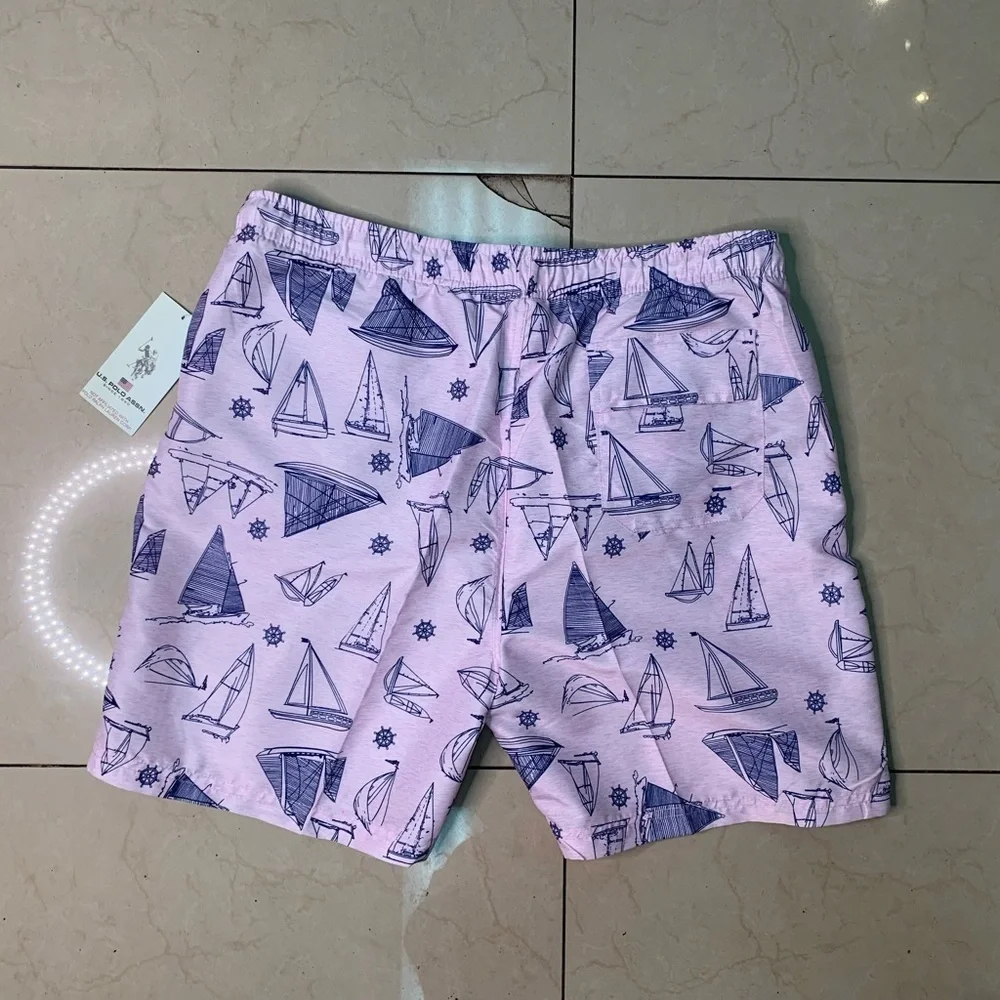 Men's Sz xl beach  Print Shorts - Pink